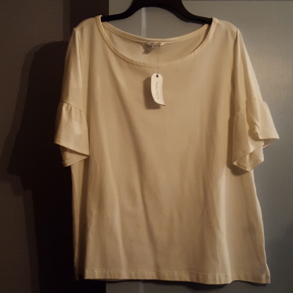 Bell sleeve tee by Nautica